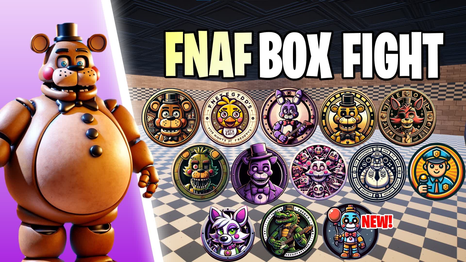 FNAF 🐻📦 BOX FIGHTS! — Fortnite Creative map