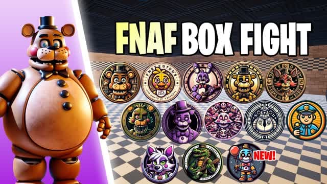 FNAF 🐻📦 BOX FIGHTS! — Fortnite Creative map cover art