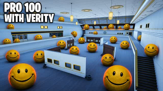 PRO 100 WITH VERITY 💯 كلاسيك محسّن — Fortnite Creative map