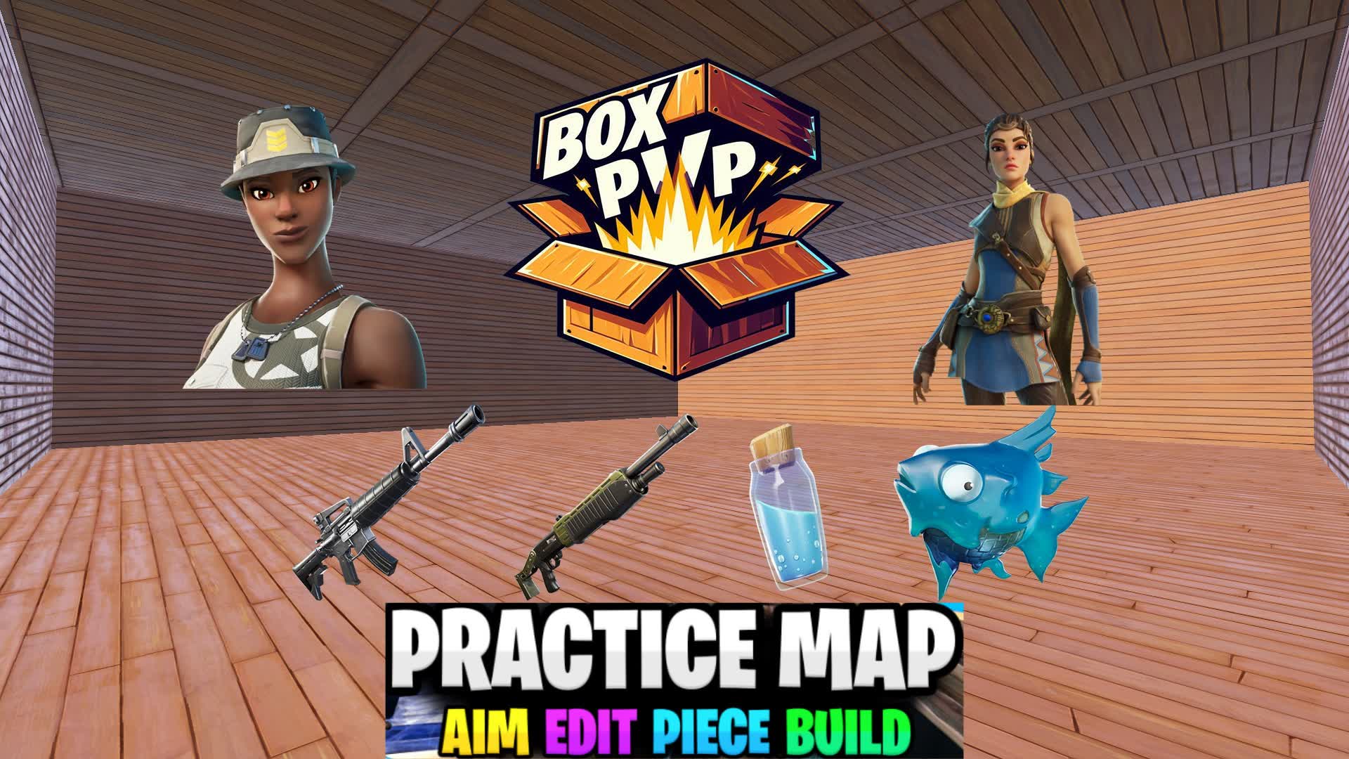 🏆BOX FIGHTS 0 DELAY🏆 — Fortnite Creative map