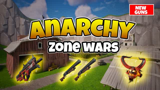 ANARCHY ZONE WARS — Fortnite Creative map cover art