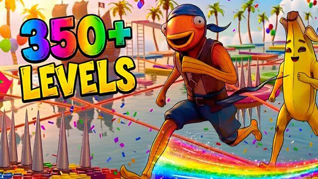 350+ OBBY PARKOUR ⭐ — Fortnite Creative map cover art