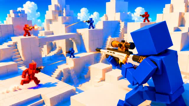 CRAZY LOGOS RED VS BLUE 🔴🔵FIGHTS813739 — Fortnite Creative map