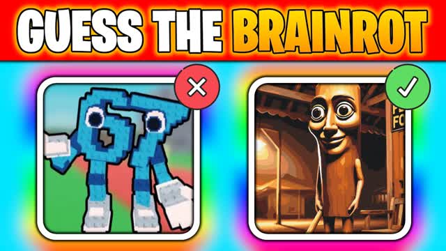 🧠 GUESS THE BRAINROT ❓ — Fortnite Creative map cover art
