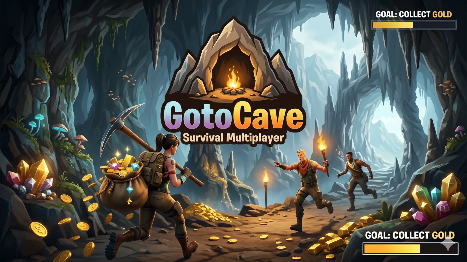 Go to cave — Fortnite Creative map