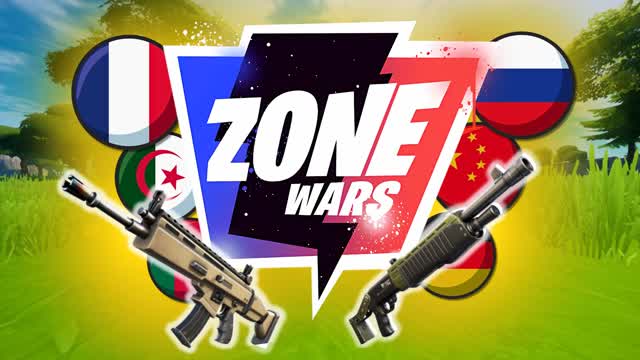 18 Player zone wars — Fortnite Creative map cover art