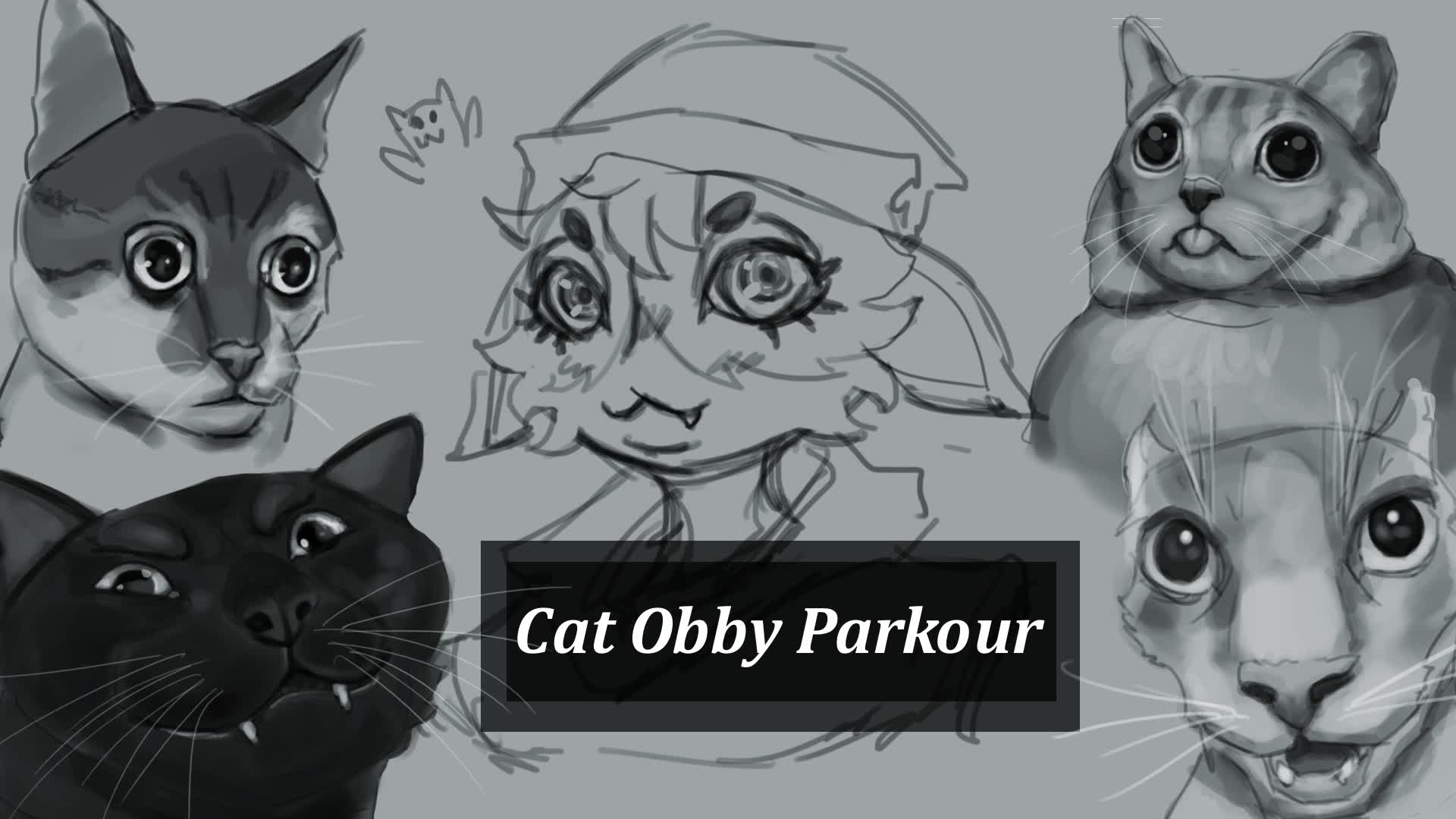 Cat Obby Parkour — Fortnite Creative map