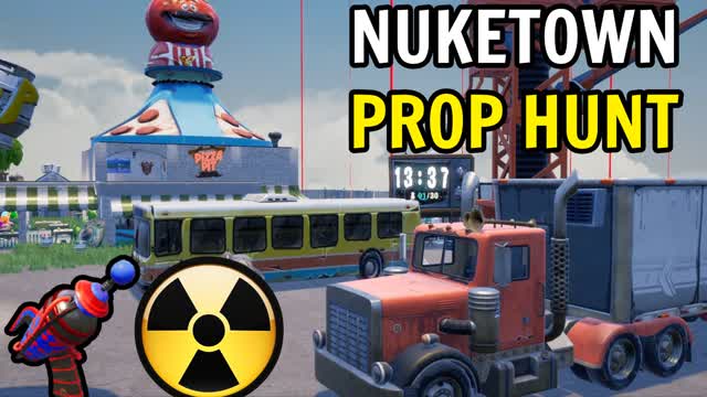 NUKETOWN FOOD CRASH PROP HUNT — Fortnite Creative map cover art