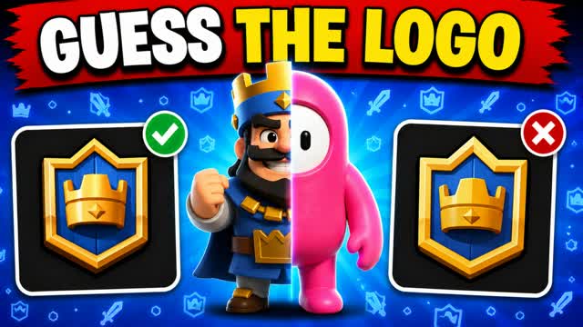 GUESS THE LOGO CORRECT 🔍 — Fortnite Creative map