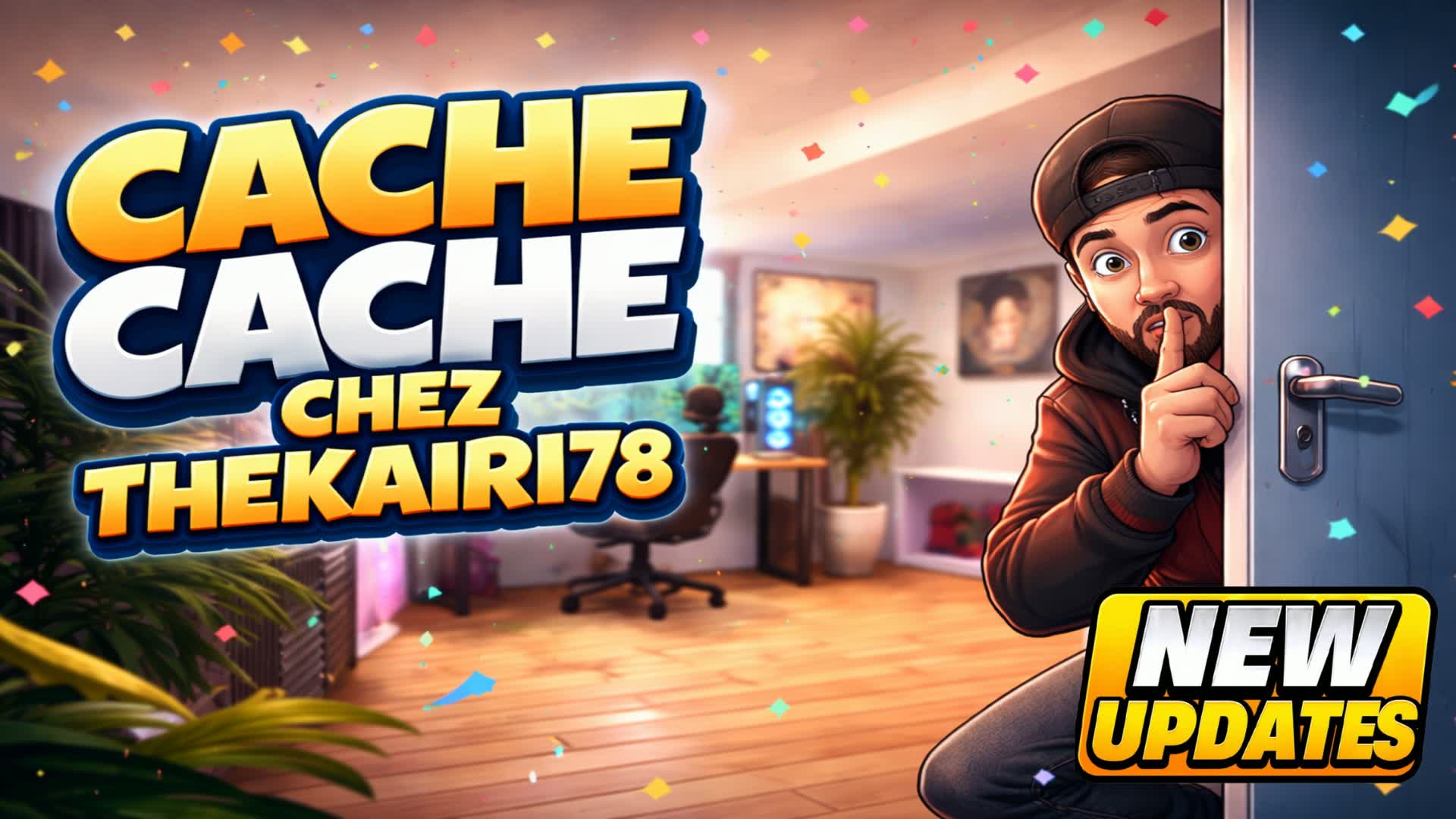 Cache Cache Chez Thekairi78 🍔 PROP HUNT — Fortnite Creative map