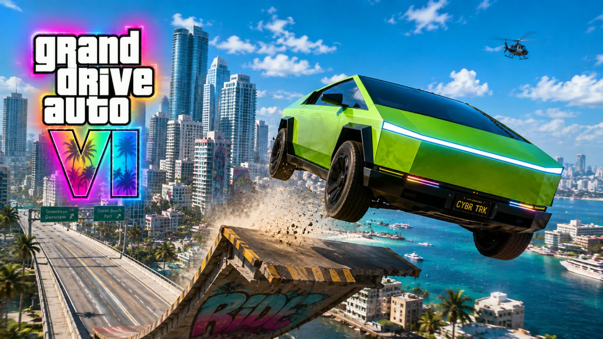 GDA VI 6 🚗 LOS EPIC DRIFT — Fortnite Creative map