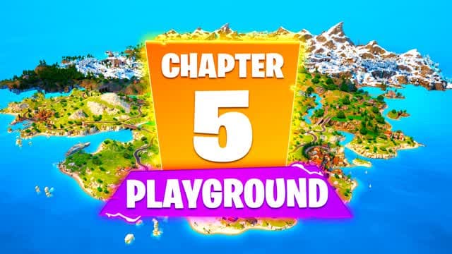 CHAPTER 5 PLAYGROUND (BATTLE LAB) — Fortnite Creative map cover art