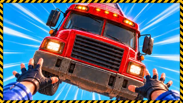 FALLING CARS 🚗 — Fortnite Creative map cover art
