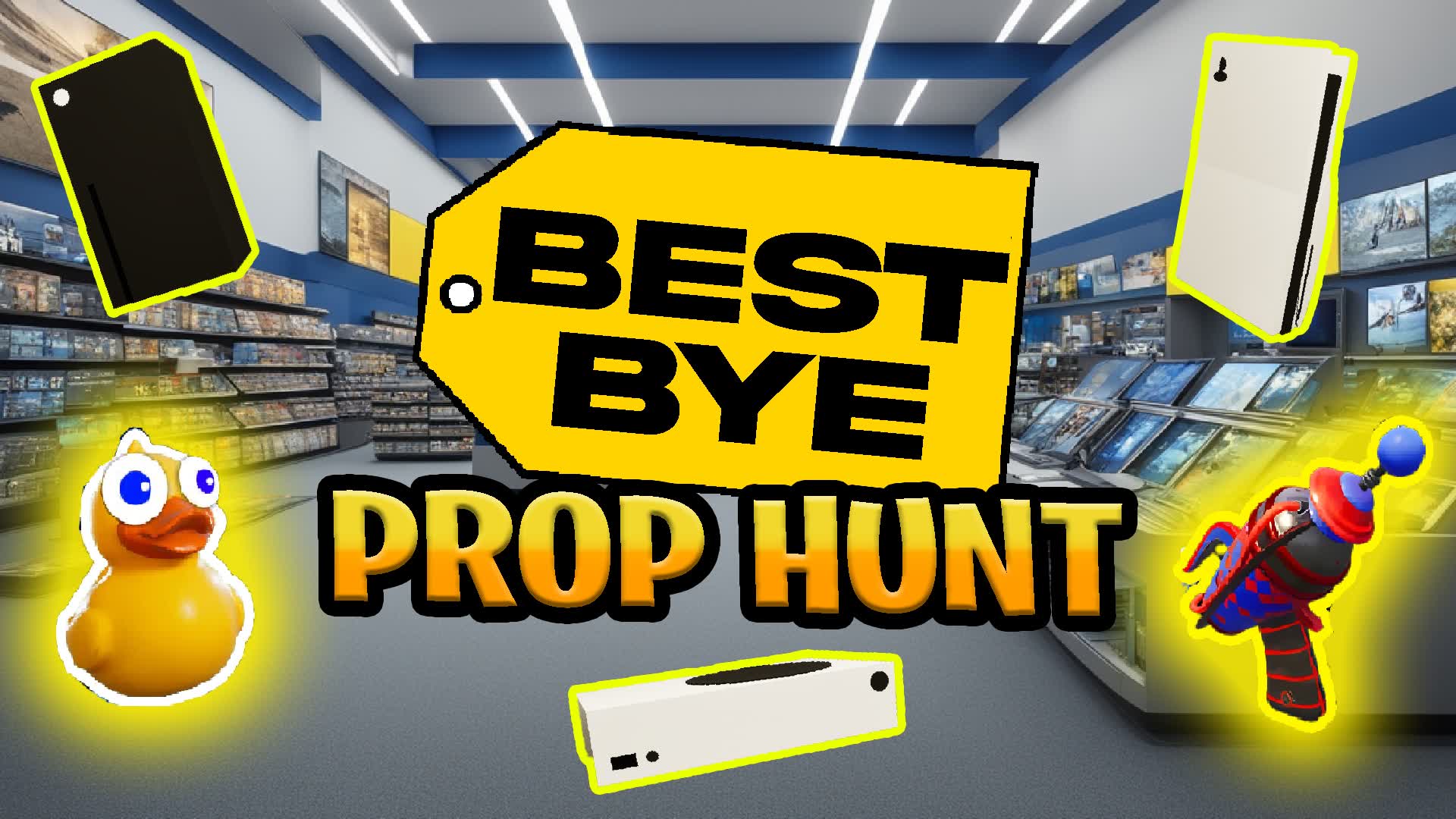 BEST BYE PROP HUNT 🏷️ — Fortnite Creative map