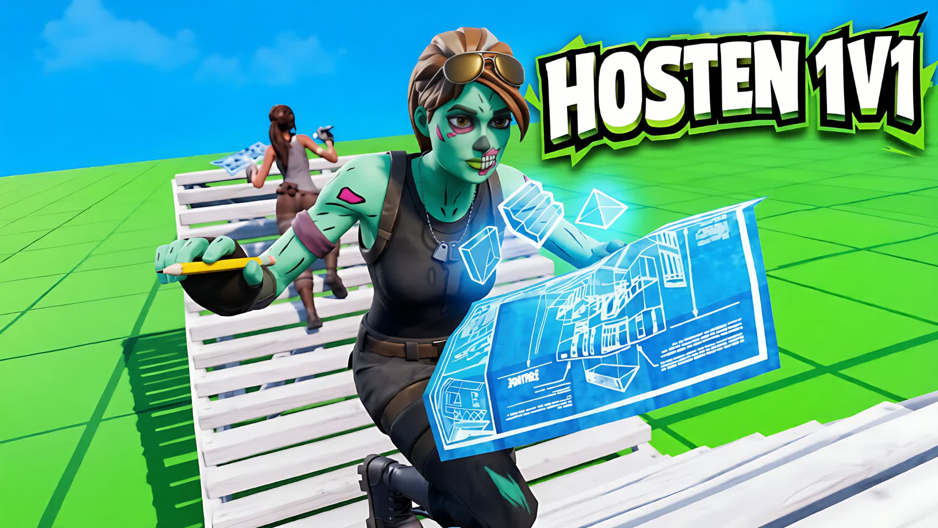 HOSTEN 1v1 هوستن 🎯 — Fortnite Creative map