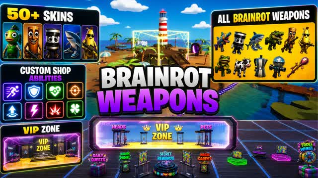 1v1 FFA - ALL WEAPONS — Fortnite Creative map