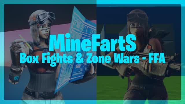 Box Fights and Zone wars - FFA — Fortnite Creative map cover art