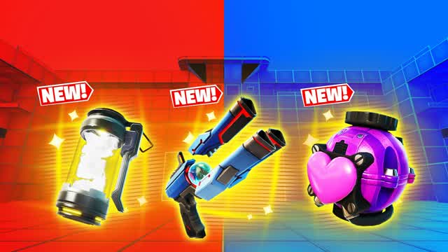 SECRET RED VS BLUE 🔴🔵 — Fortnite Creative map cover art