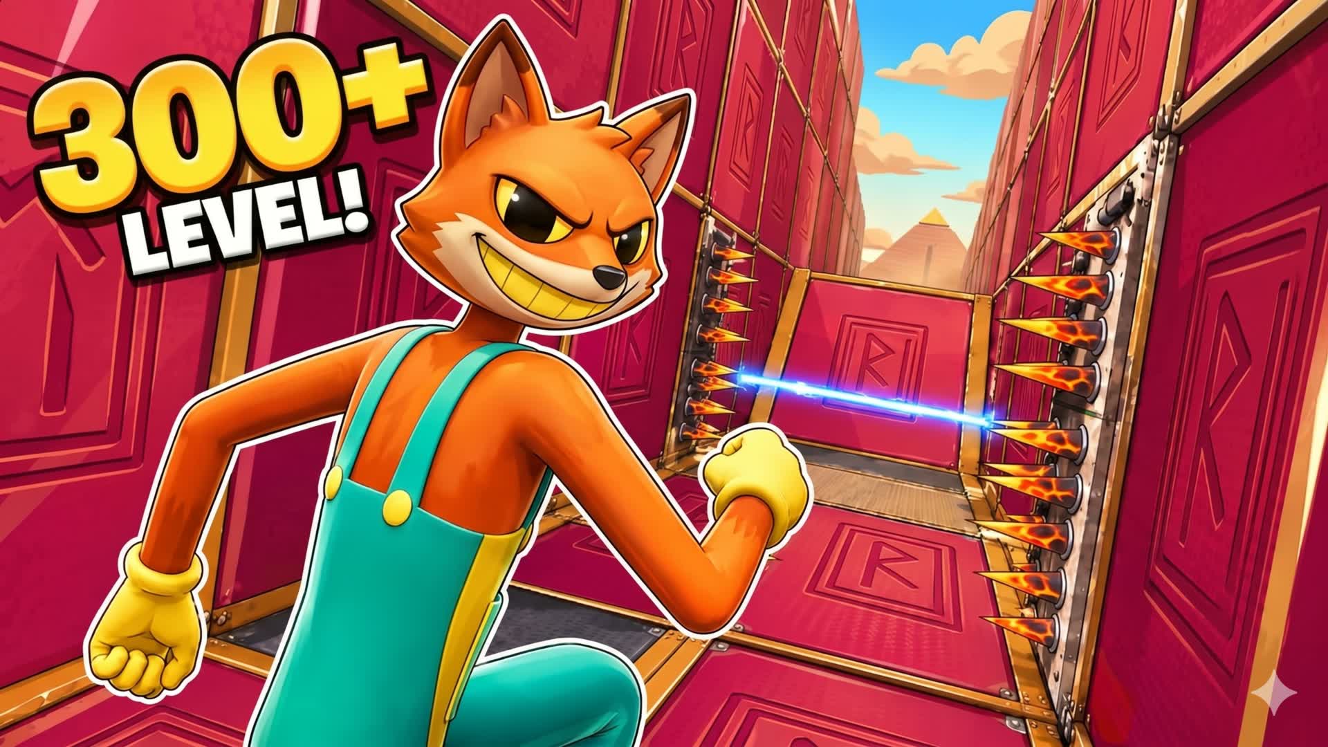 SQUID PARKOUR +300 LEVELS — Fortnite Creative map