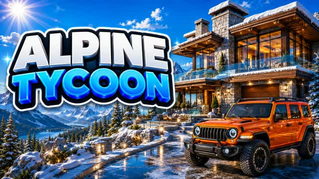 🏠 ALPINE HOUSE TYCOON — Fortnite Creative map cover art