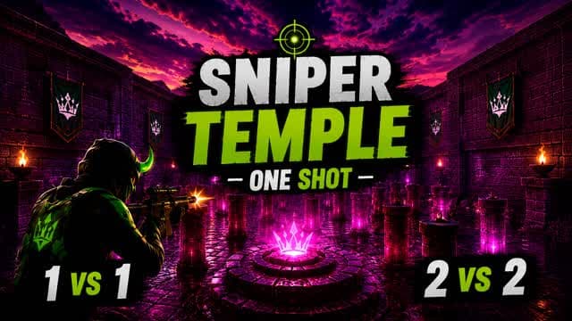 SNIPER TEMPLE – ONE SHOT — Fortnite Creative map