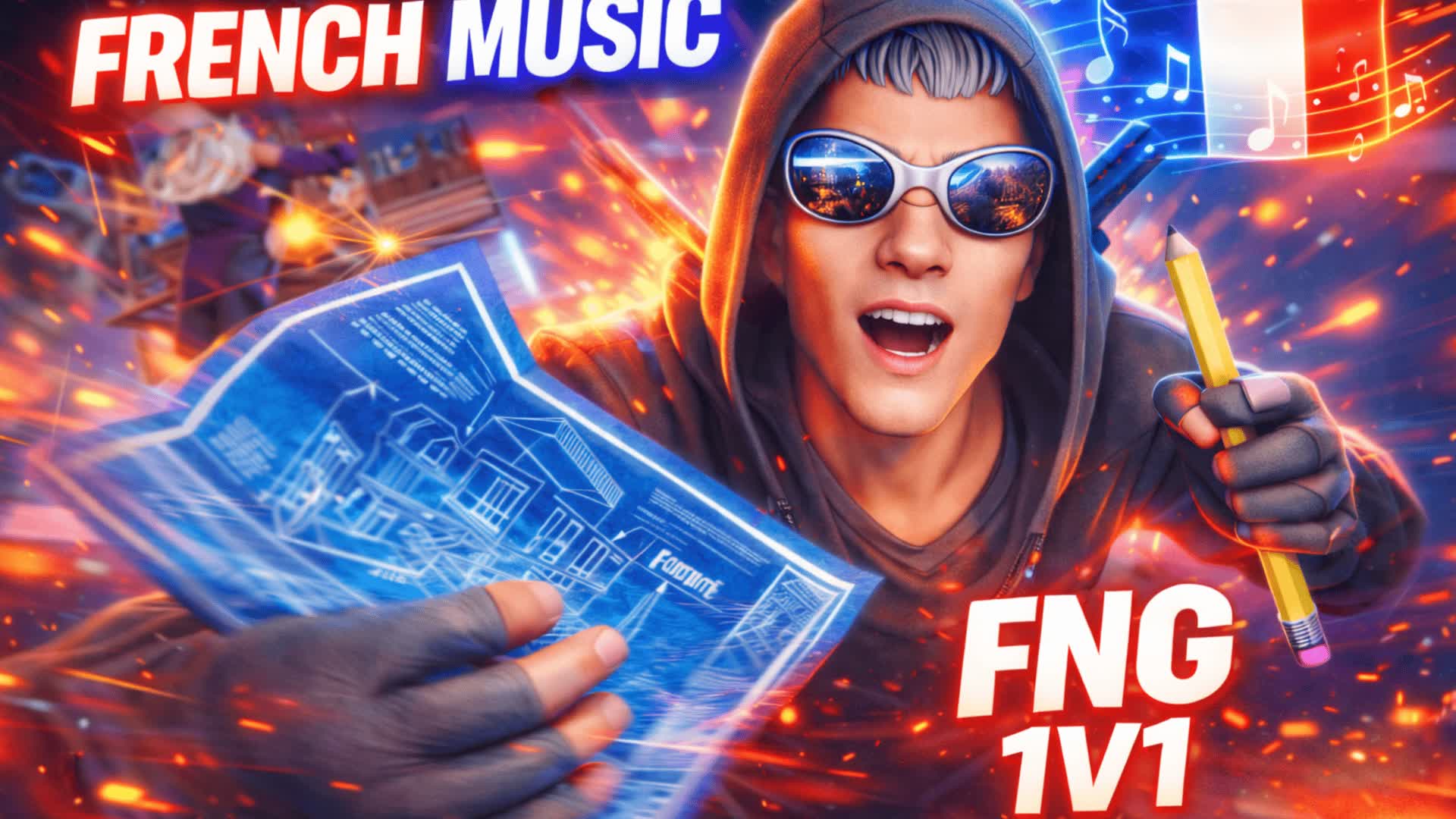 FFA FNG WITH FRENCH MUSIC — Fortnite Creative map