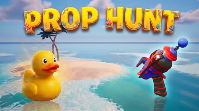 UNDERWATER CITY PROP HUNT / CACHE CACHE — Fortnite Creative map cover art