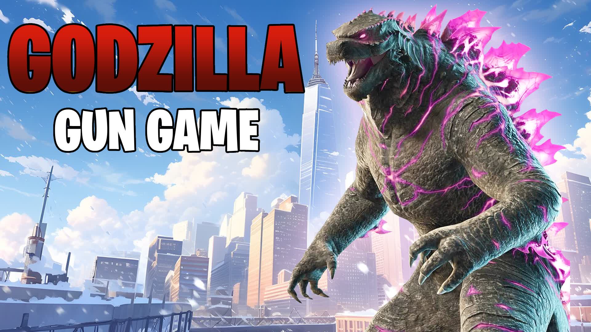 GODZILLA Gun Game — Fortnite Creative map