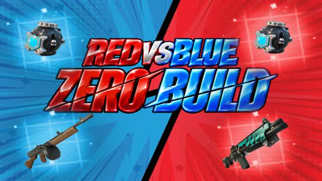 🚫🏗️ZB RedVSBlue🔴🔵⚔️ — Fortnite Creative map