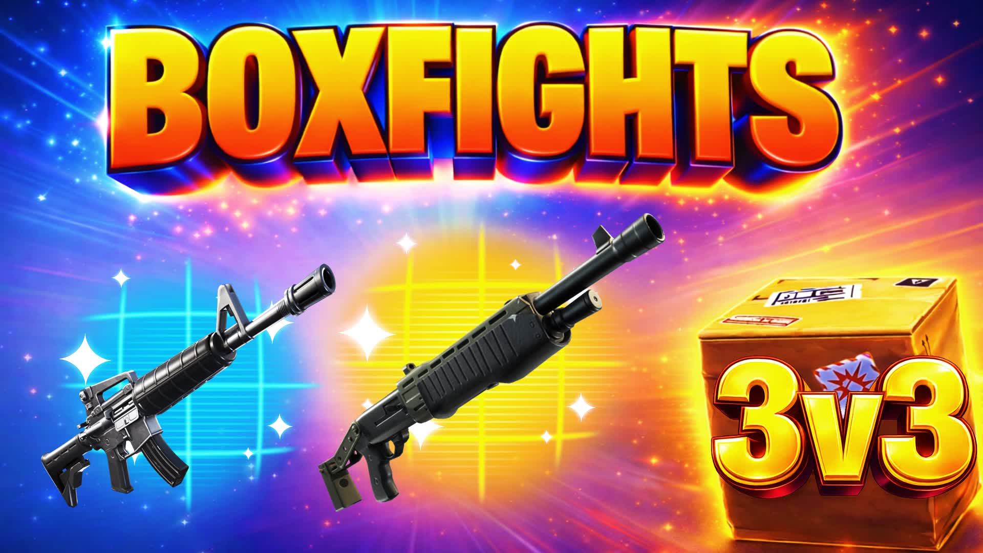 IN BOX FIGHTS (3v3) 📦 — Fortnite Creative map