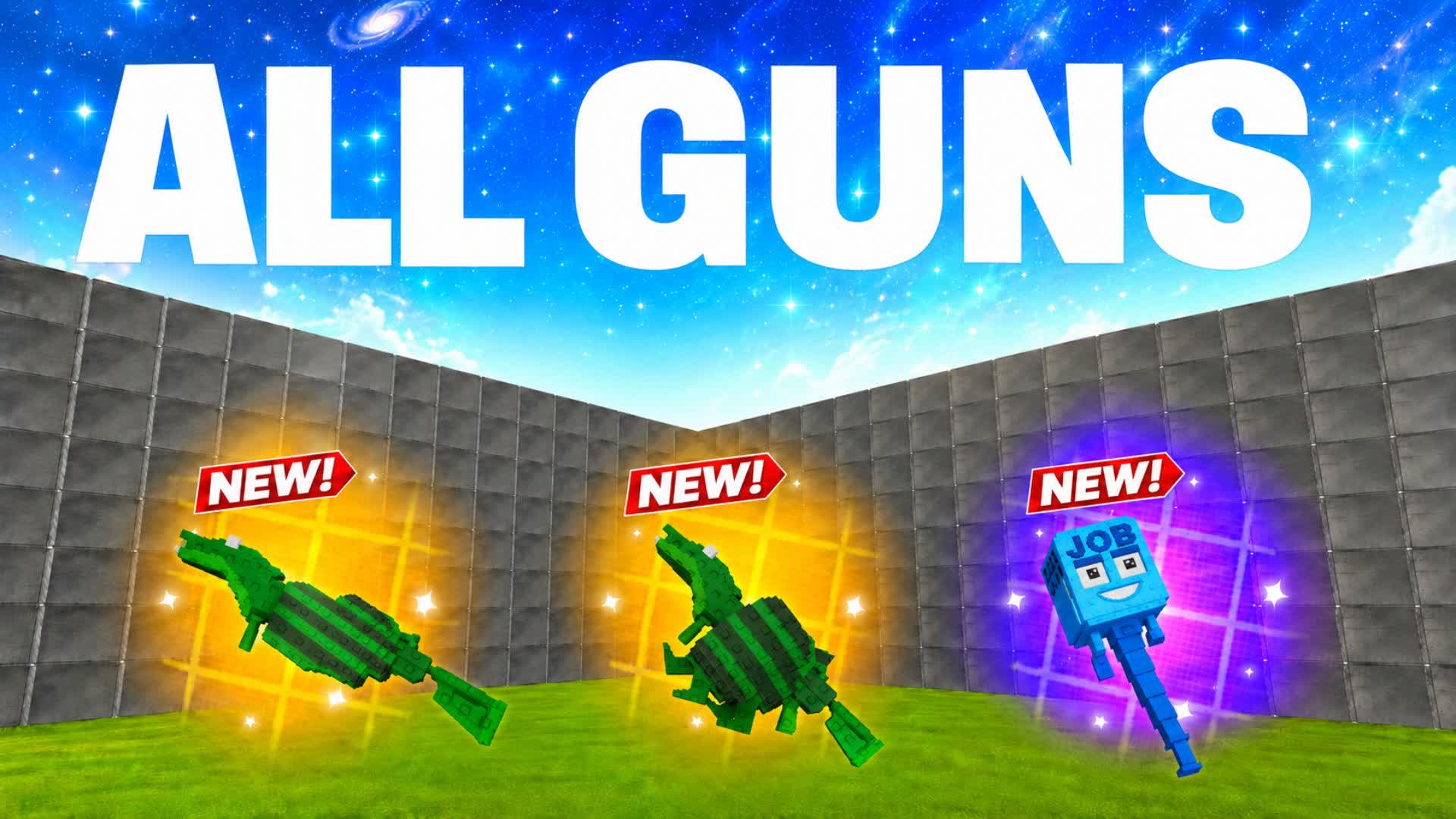 1V1 WITH EVERY GUN & VEHICLES — Fortnite Creative map