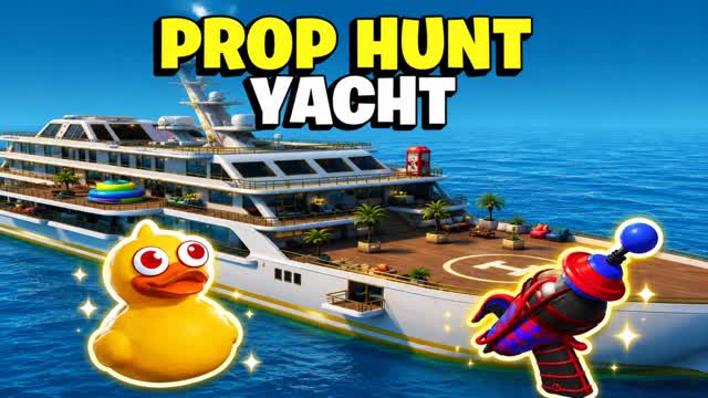 Yacht PROP HUNT — Fortnite Creative map