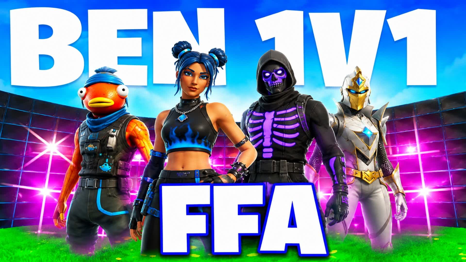 Ben 1v1 FFA — Fortnite Creative map