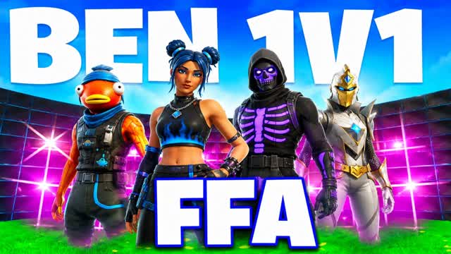 Ben 1v1 FFA — Fortnite Creative map