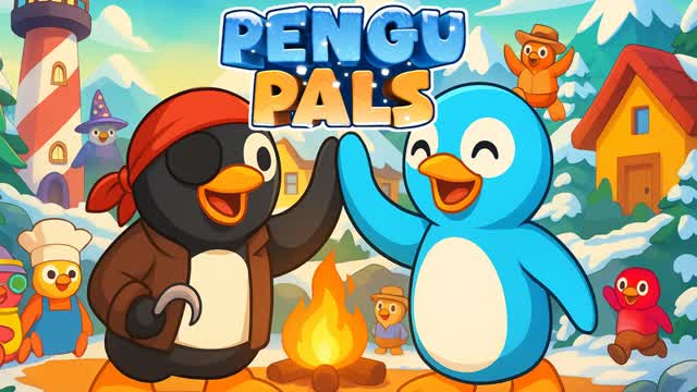 🐧 Pengu Pals - Open World Adventure — Fortnite Creative map cover art