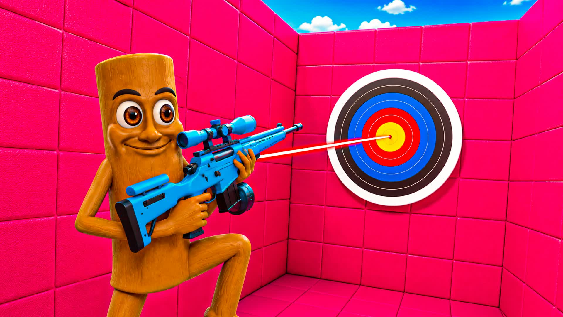 TUNG TUNG SAHUR TRICKSHOT PARKOUR 🎯 — Fortnite Creative map