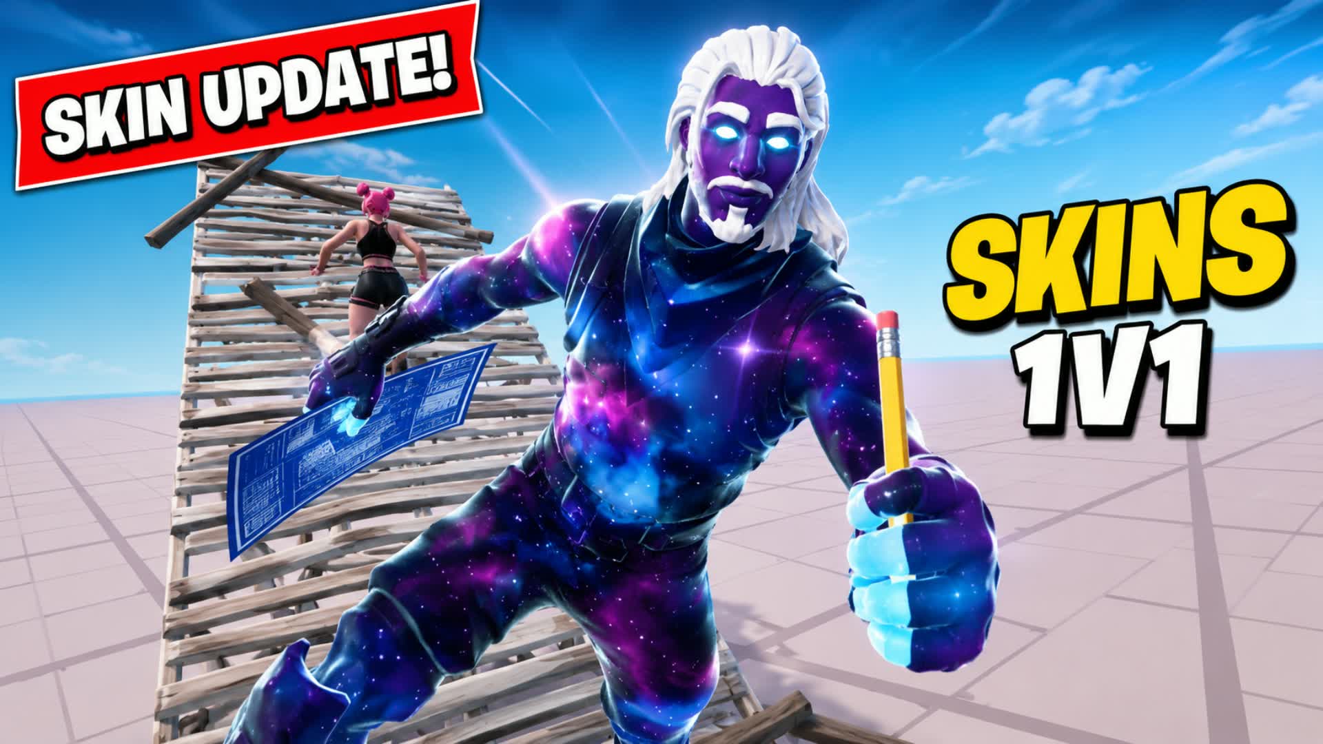 SKINS 1V1 BUILD FIGHT — Fortnite Creative map