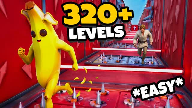 DEATHRUN RAINBOW PARKOUR 300+ ⭐ — Fortnite Creative map cover art