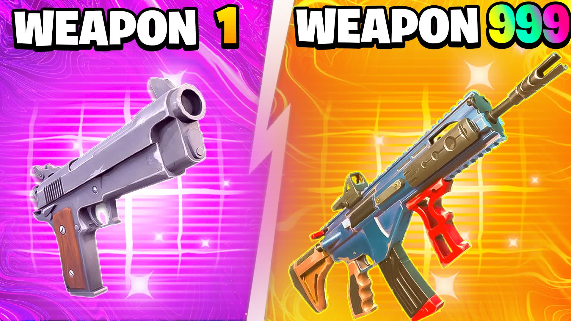 😎 GUN GAME 🔫 TILTED ex p ONE SHOT 🎯 — Fortnite Creative map