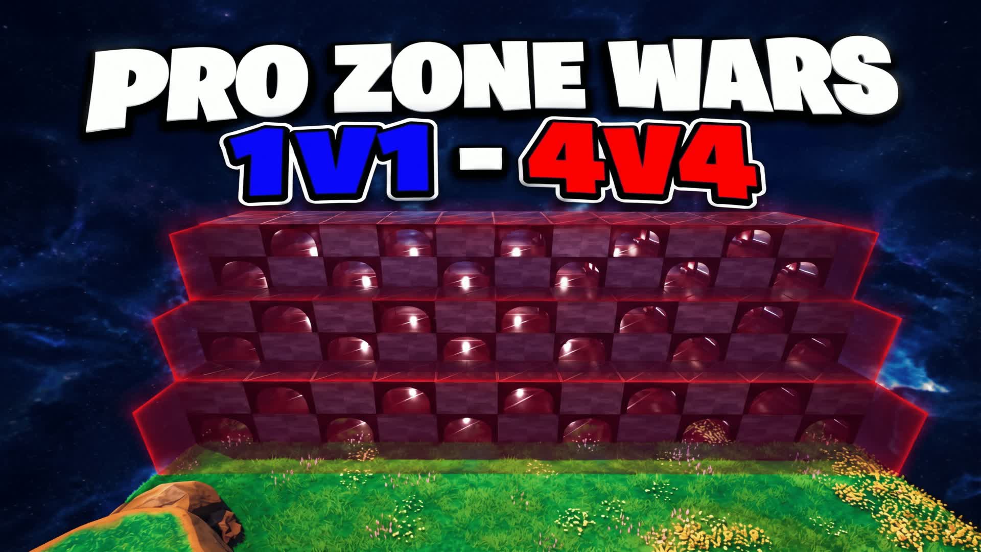 PRO ZONE WARS (1V1-4V4) 32 PLAYERS — Fortnite Creative map