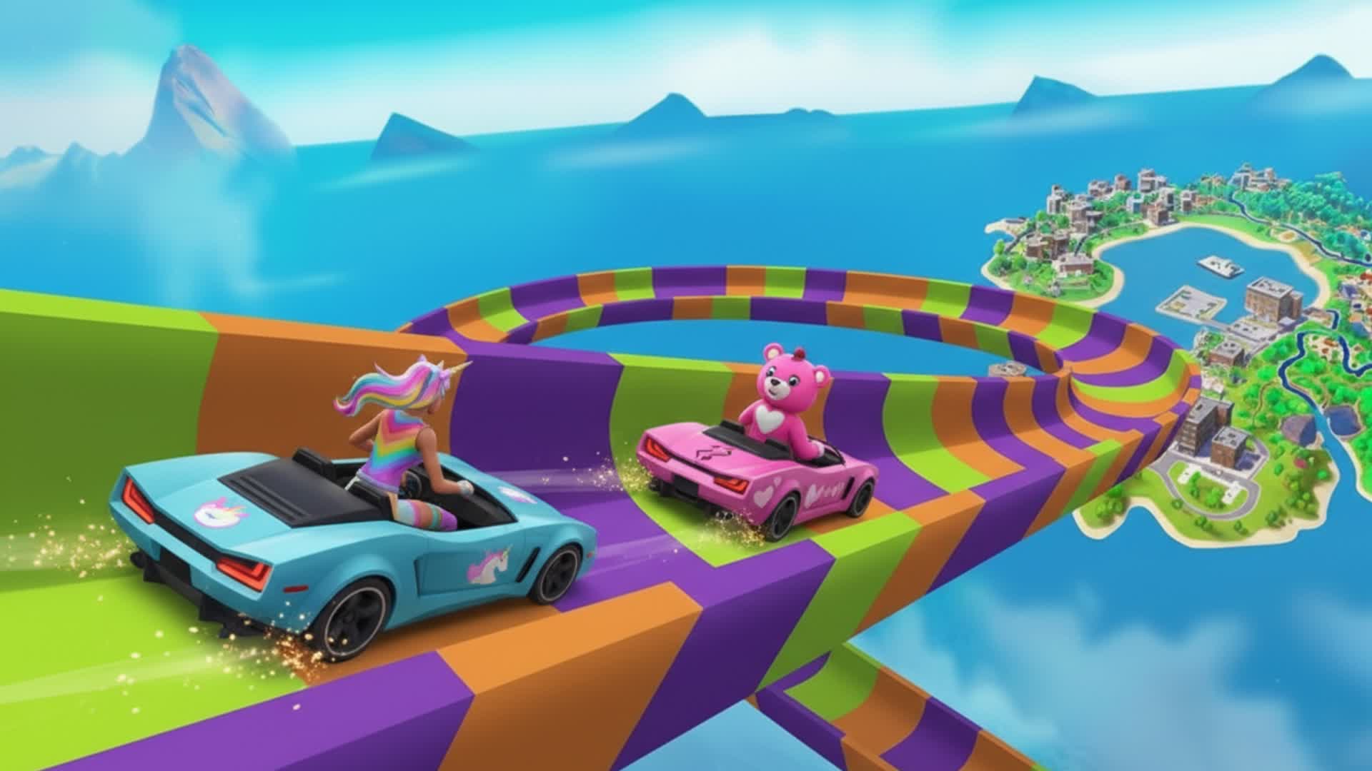 drive cars — Fortnite Creative map