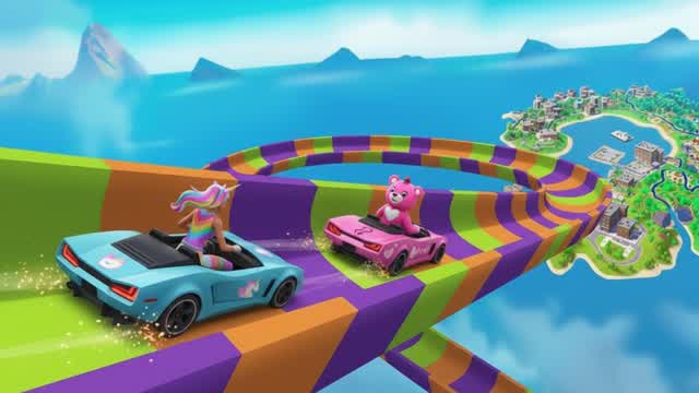 drive cars — Fortnite Creative map cover art