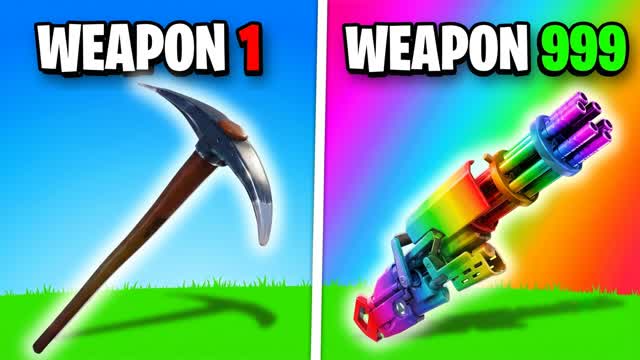 ONE SHOT GUN GAME (FFA) — Fortnite Creative map cover art