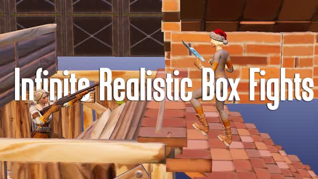 Infinite Realistic Box Fights 📦🔄 — Fortnite Creative map cover art