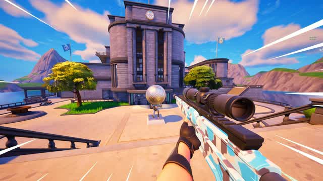 FIRST PERSON GUN GAME - THE AGENCY — Fortnite Creative map cover art