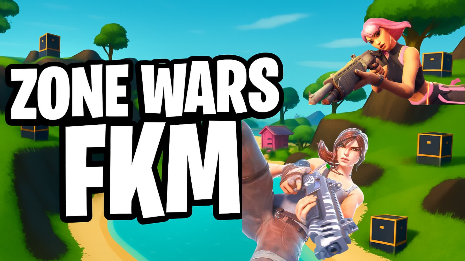 ZONE WARS FKM — Fortnite Creative map