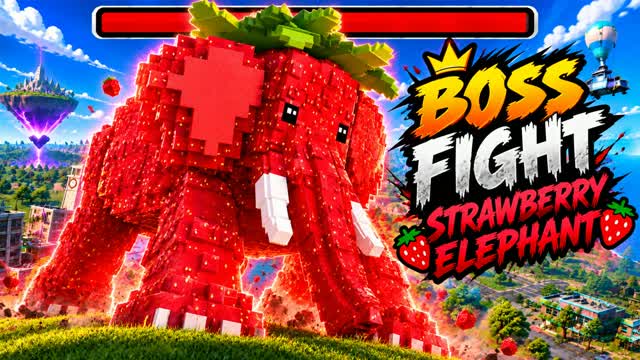 STRAWBERRY ELEPHANT BOSS FIGHT — Fortnite Creative map