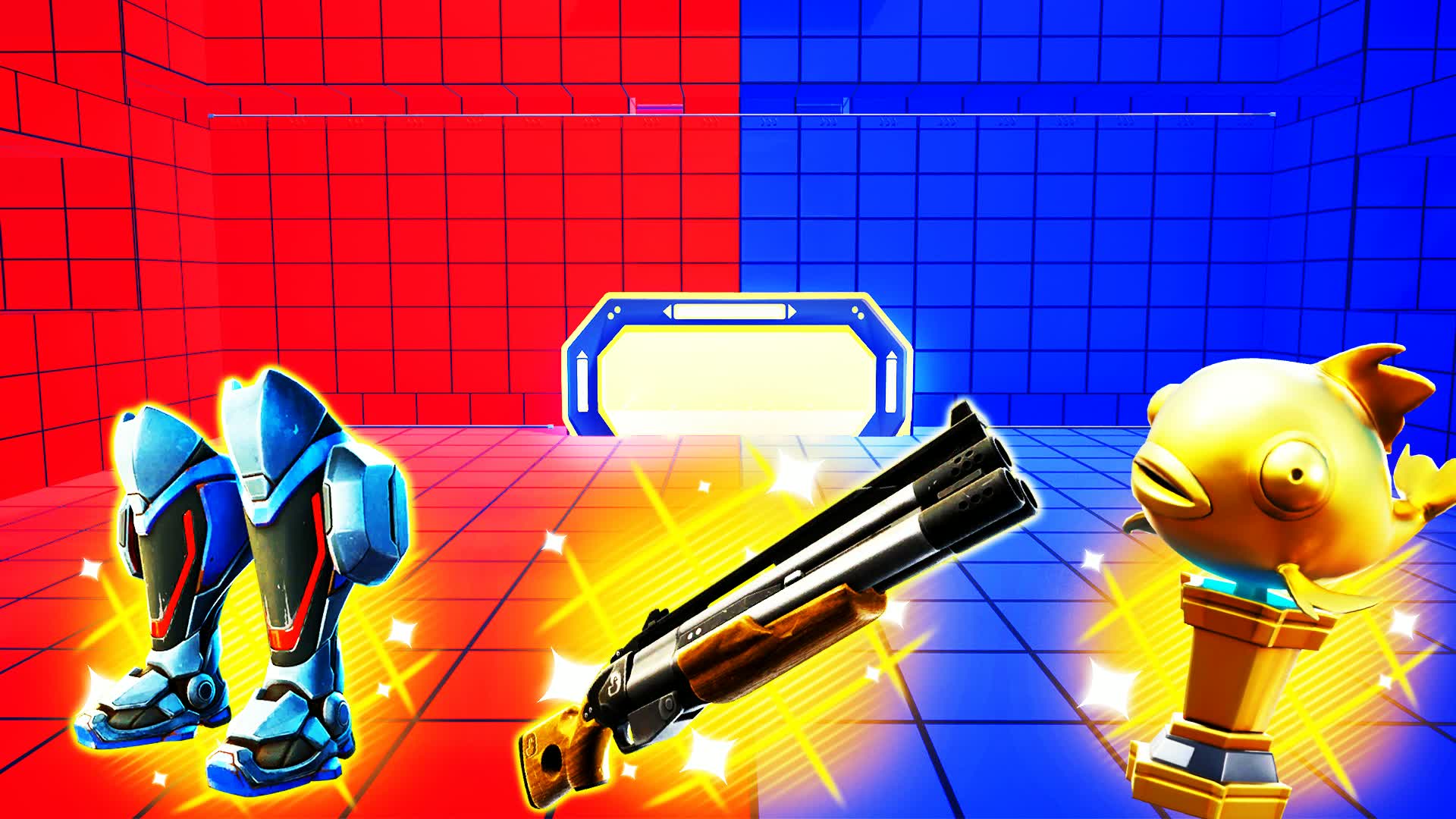 RVB CITY UNC🔴VS🔵 — Fortnite Creative map