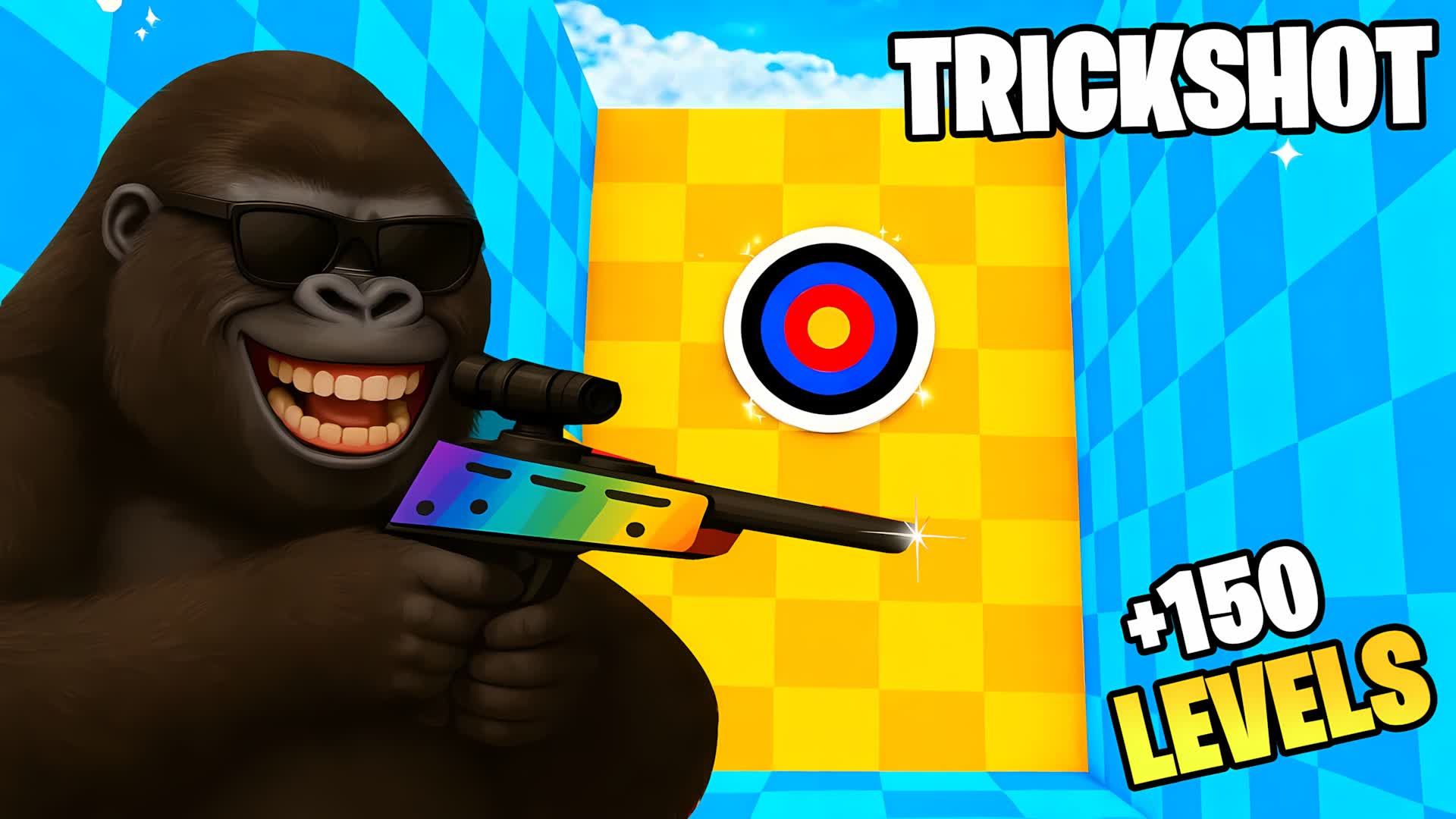 TRICKSHOT PARKOUR🎯 INSANE LEVELSCAT — Fortnite Creative map