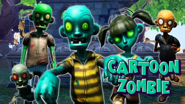 CARTOON ZOMBIE — Fortnite Creative map cover art